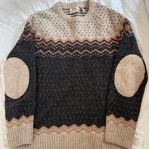 Men’s Fjallraven Ovik Fair Isle Knit Sweater